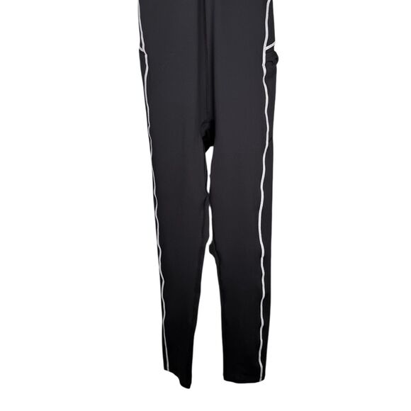 Free People Movement Jumpsuit Black Reflective You're A Peach One Piece L NWT - Picture 6 of 11